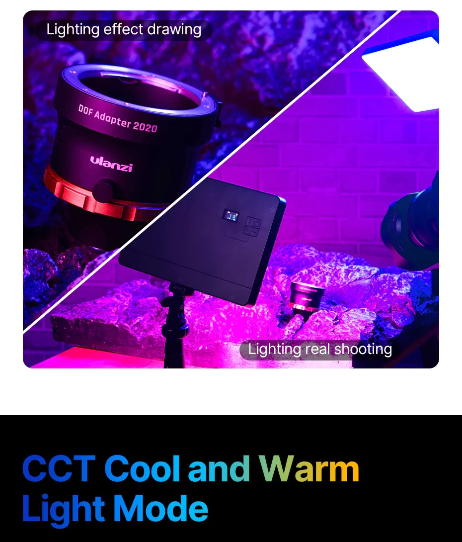 Ulanzi LT003 10 Inch RGB Video Lamp 15W 6 Ulanzi LT003 10 Inch RGB Video Lamp 15W - Image 6