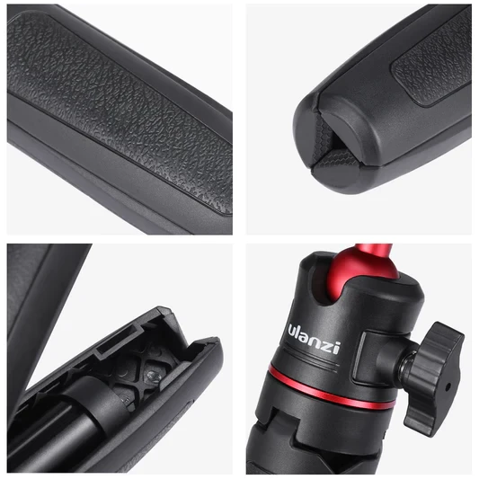 Ulanzi MT-08 Vlog-Tripod Hand Grip + Selfie Stick Black 9 Ulanzi MT-08 Vlog-Tripod Hand Grip + Selfie Stick Black - Image 9