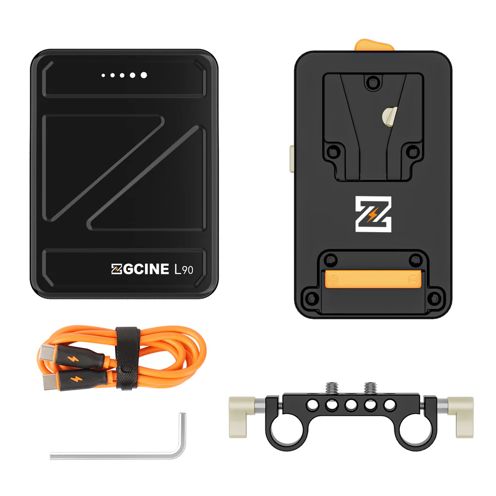 ZGCINE Creators Set With VP3 V-Mount Plate And L90 V-Mount Battery 5 ZGCINE Creators Set With VP3 V-Mount Plate And L90 V-Mount Battery - Image 5