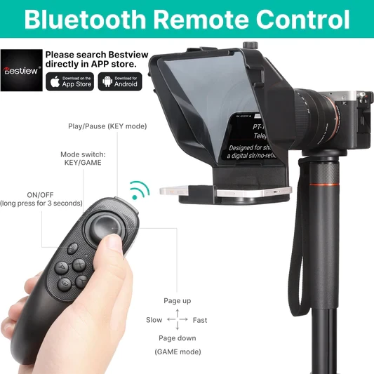 Ulanzi PT-15 Autocue Universal (For Camera + Smartphone) 3 Ulanzi PT-15 Autocue Universal (For Camera + Smartphone) - Image 3