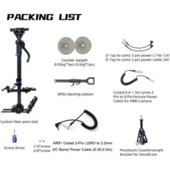 Carbon Fiber Handheld Post Sled For THANOS-PROCINE Steadicam (V-Mount) -Cinegear Shop 6 Handheld Post Sled