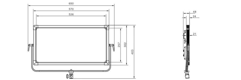 SWIT 3rd Generation Natural-Born-Soft TLCI-99 90W LED Panel Light SWIT Patent V-Mount 5 SWIT 3rd Generation Natural-Born-Soft TLCI-99 90W LED Panel Light SWIT Patent V-Mount - Image 5