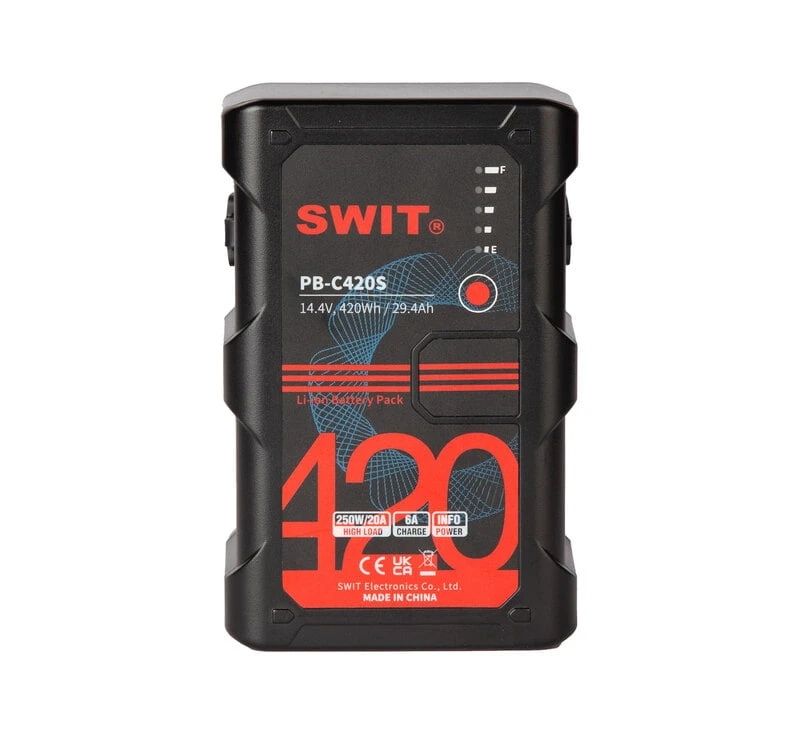 SWIT 420Wh High-load Heavy-duty Battery V-Mount 2 SWIT 420Wh High-load Heavy-duty Battery V-Mount - Image 2