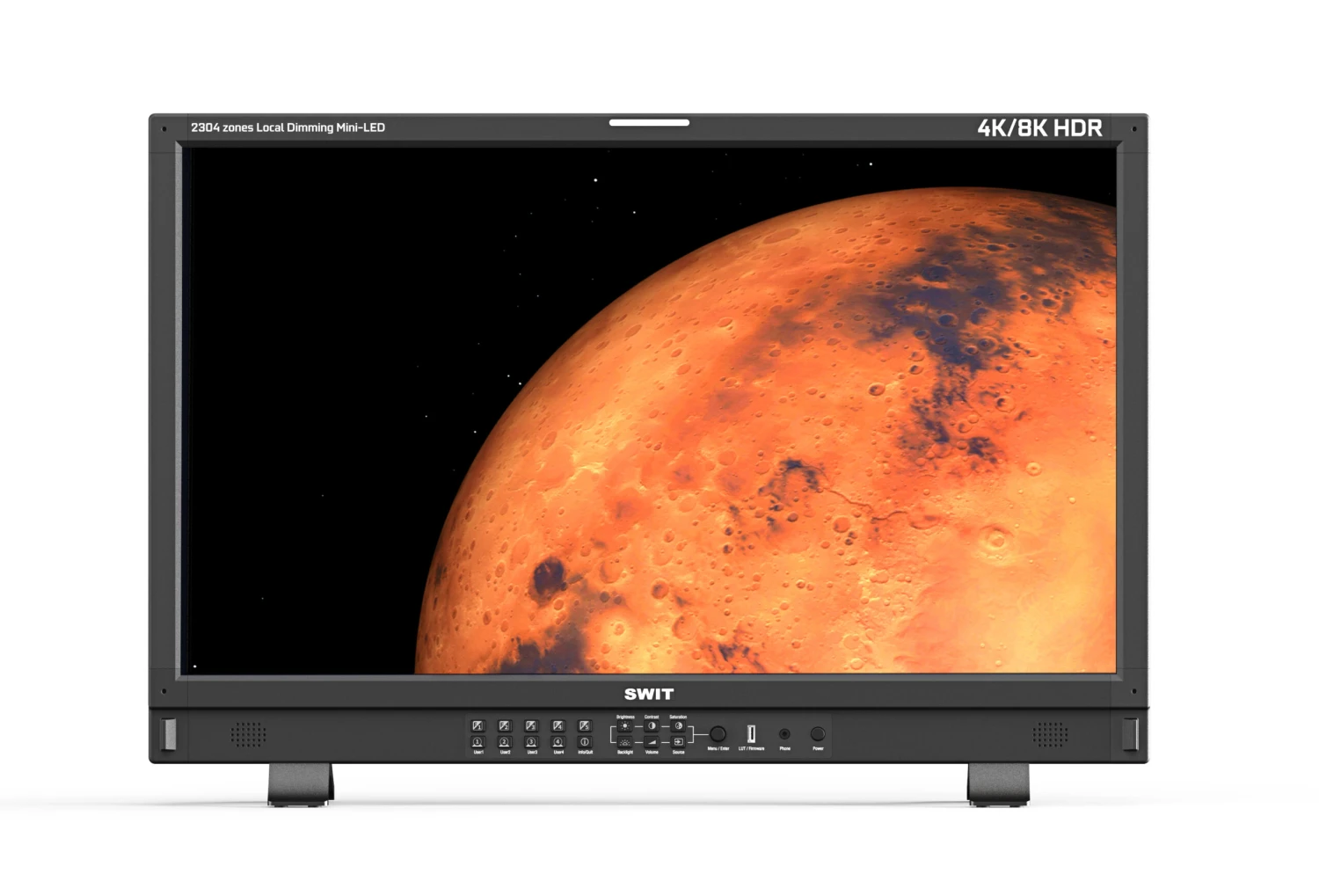 SWIT 31.5 Inch 8K 4x12GSDI HDR Zero-Delay UHD Monitor With AI-Calibration 1 SWIT 31.5 Inch 8K 4x12GSDI HDR Zero-Delay UHD Monitor With AI-Calibration