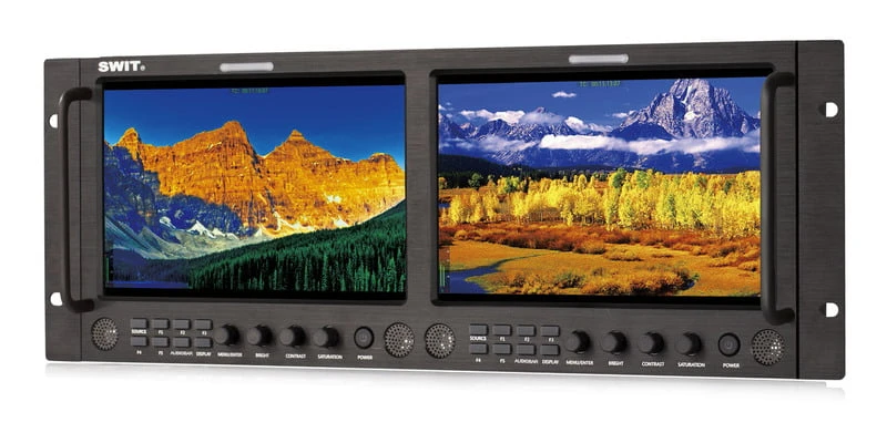 SWIT 2×9 Inch Rackmount IPS LCD Panel 3 SWIT 2×9 Inch Rackmount IPS LCD Panel - Image 3