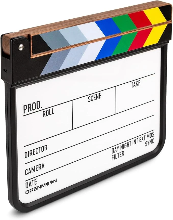OPENMOON Clapperboard With Three Color Temperatures For Night Shooting 2 OPENMOON Clapperboard With Three Color Temperatures For Night Shooting - Image 2