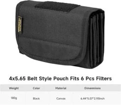 OPENMOON Belt Style Camera Filter Carry Case Pouch 4 * 5.65 Inch -Cinegear Shop 71FGYQlQFL. AC SX466