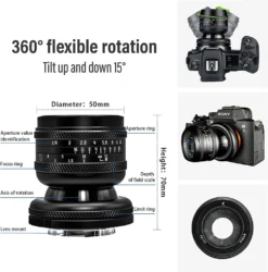 Astrhori 50mm F1.4 Full-frame Tilt Lens For E/FX/EOS-R/L -Cinegear Shop 71rqJKJY 5L. AC SL1500