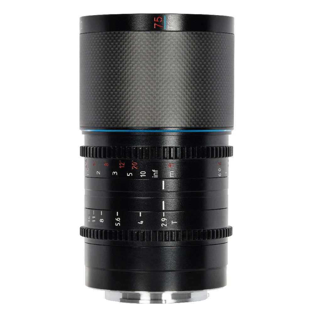 Sirui 75mm T2.9 Neutral Flare 1.6X FF Anamorphic Z Mount (Carbon Fiber) 1 Sirui 75mm T2.9 Neutral Flare 1.6X FF Anamorphic Z Mount (Carbon Fiber)
