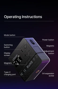 Ulanzi VL49 Pro Mini RGB Video Lamp -Cinegear Shop 7d07 a3a7 401b 8ea5 3d35d6a4bdd7 52a279ea de32 4ec7 aa66 e5e0147a9e9d