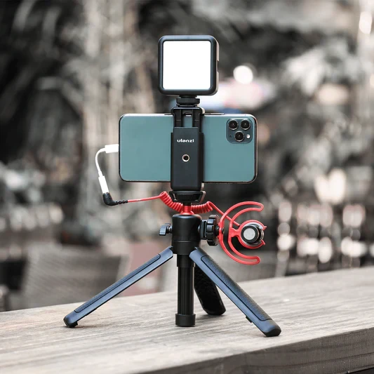 Ulanzi MT-16 Vlog Tripod Camera Holder + Selfie Stick W/ C 8 Ulanzi MT-16 Vlog Tripod Camera Holder + Selfie Stick W/ C - Image 8