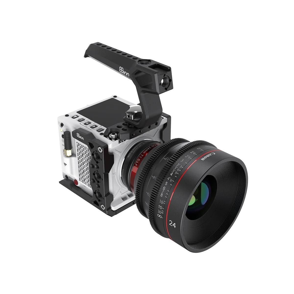 8Sinn Cage For Red Komodo + Top Plate + Black Raven Top Handle 3 8Sinn Cage For Red Komodo + Top Plate + Black Raven Top Handle - Image 3