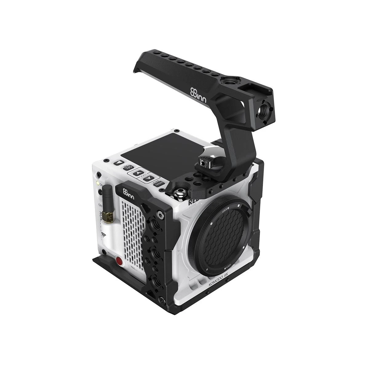 8Sinn Cage For Red Komodo + Top Plate + Black Raven Top Handle 1 8Sinn Cage For Red Komodo + Top Plate + Black Raven Top Handle