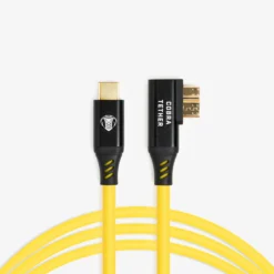 USB-C To Micro-B 90° Tether Cable – 10M – Yelllow