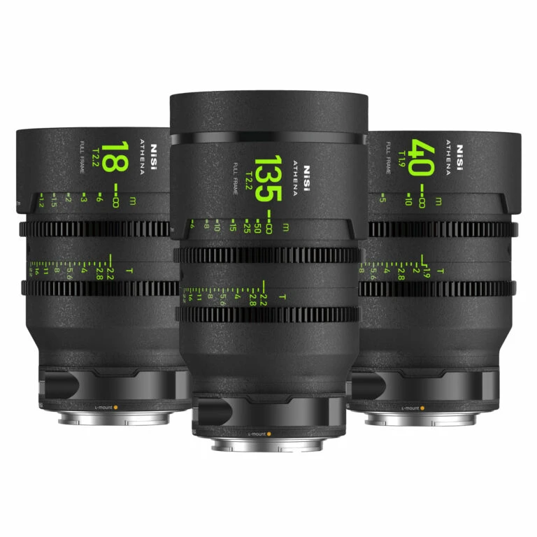 NiSi ATHENA PRIME Full Frame Cinema Lens ADD-ON Kit With 3 Lenses 18mm T2.2, 40mm T1.9, 135mm T2.2 + Hard Case 1 NiSi ATHENA PRIME Full Frame Cinema Lens ADD-ON Kit With 3 Lenses 18mm T2.2, 40mm T1.9, 135mm T2.2 + Hard Case