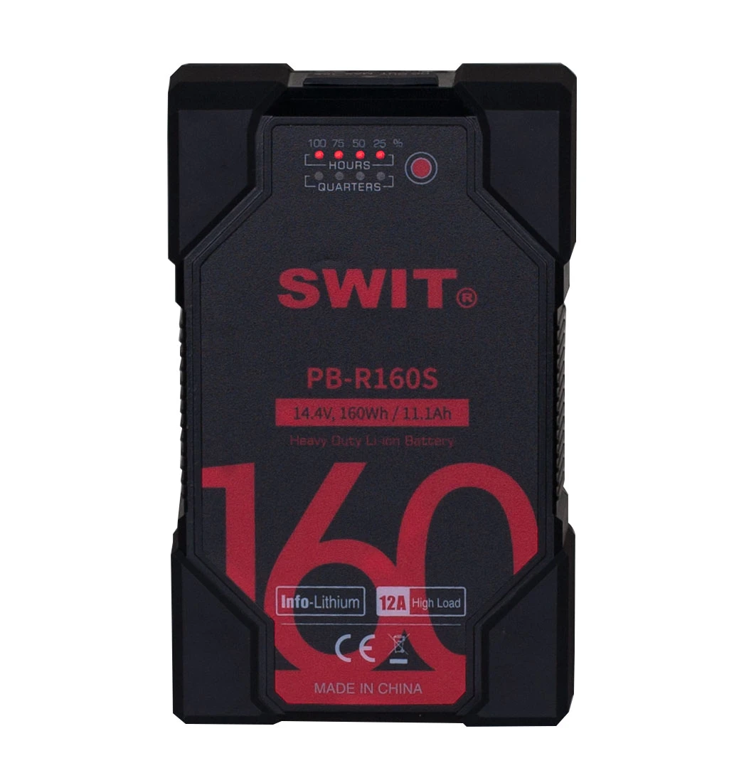 SWIT PB-R160S Heavy Duty IP54 V Mount Li-ion Battery Pack 2 SWIT PB-R160S Heavy Duty IP54 V Mount Li-ion Battery Pack - Image 2