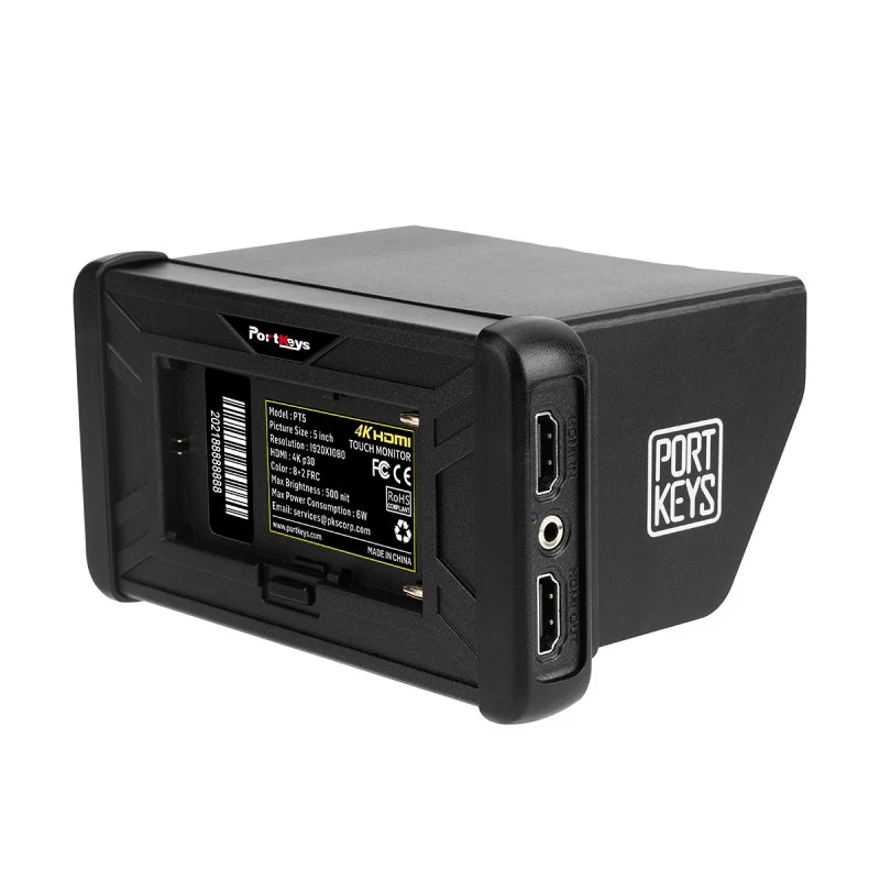 Portkeys PT5 5″ 4K Hdmi Touchscreen Monitor Anamorphic With 3d Lut And Waveform 2 Portkeys PT5 5″ 4K Hdmi Touchscreen Monitor Anamorphic With 3d Lut And Waveform - Image 2