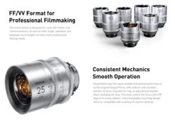 DZOFILM Vespid Retro 7 Lens Kit With Hard Case – PL Mount With EF Bayonet (Silver) -Cinegear Shop DZO Vespid Retro