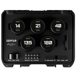 DZOFILM Arles FF/VV Prime Cine 5 Lens Set – PL Mount (Feet) (14/21/40/135/180mm)