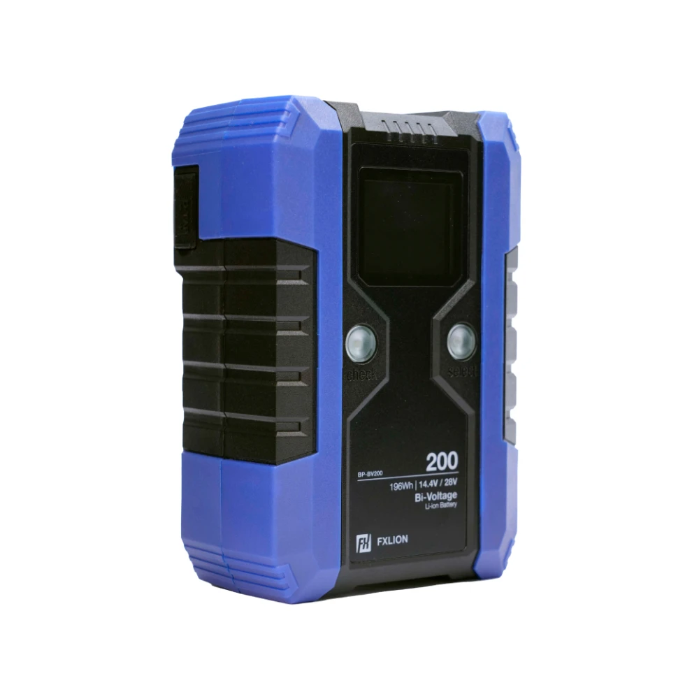 Fxlion Bi-Voltage V-Mount Smart Battery – 196Wh (14.4/28.8V) 1 Fxlion Bi-Voltage V-Mount Smart Battery – 196Wh (14.4/28.8V)