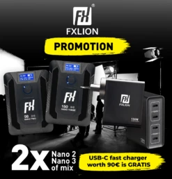 FXlion Nano 2 / FXlion Nano3 + FXlion PD130 USB C Fast Charger