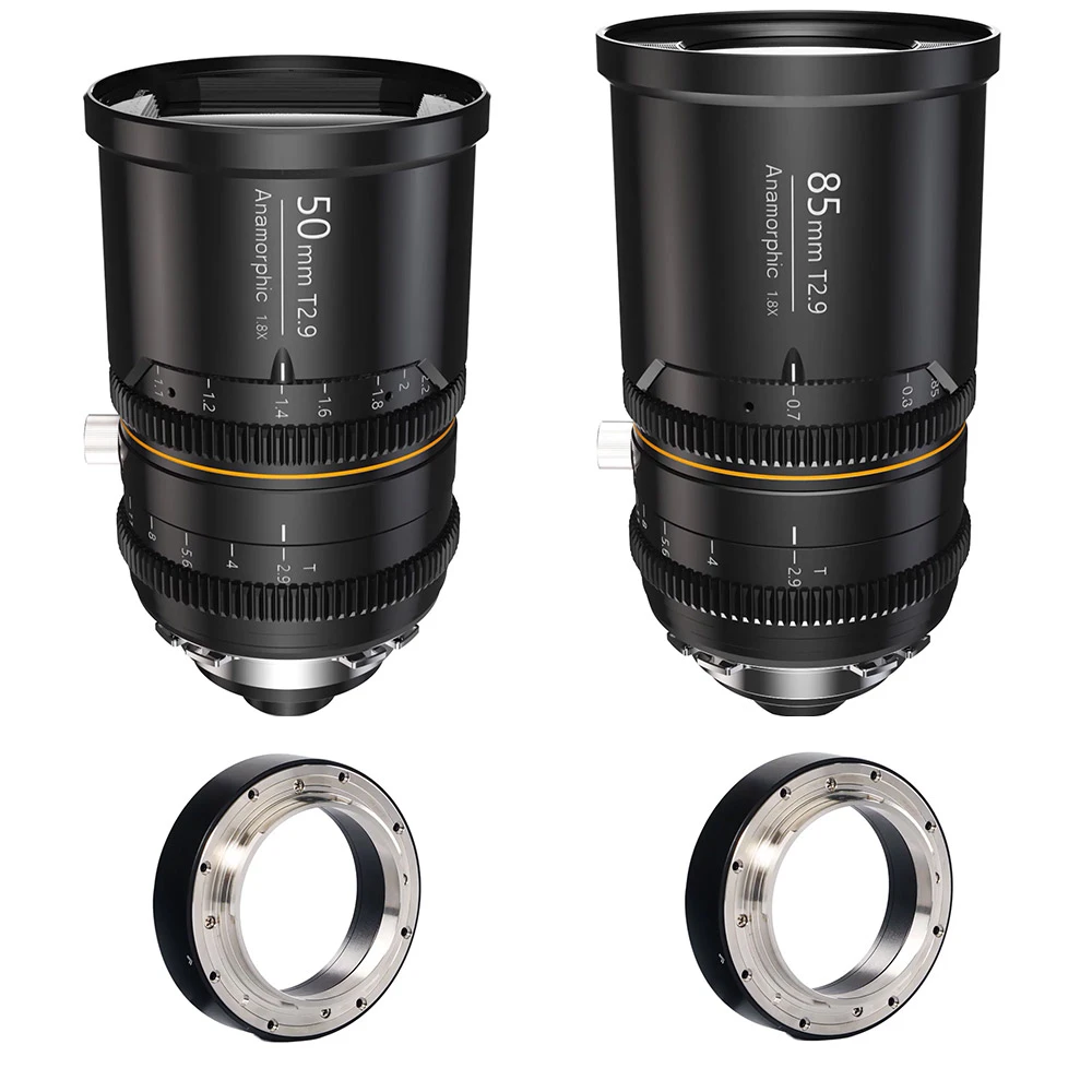 BLAZAR (Great Joy) 50mm + 85mm 1.8X Anamorphic Lens Bundle Kits – PL Mount 2 BLAZAR (Great Joy) 50mm + 85mm 1.8X Anamorphic Lens Bundle Kits – PL Mount - Image 2
