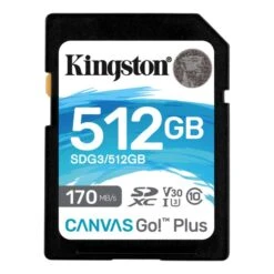 Kingston 512GB Video Class V30 SDXC – Canvas Go Plus