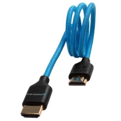 Kondor Blue 2ft HDMI 2.0 Braided Blue Cable 5 Kondor Blue 2ft HDMI 2.0 Braided Blue Cable -Cinegear Shop KON HDMI2.0 2 3