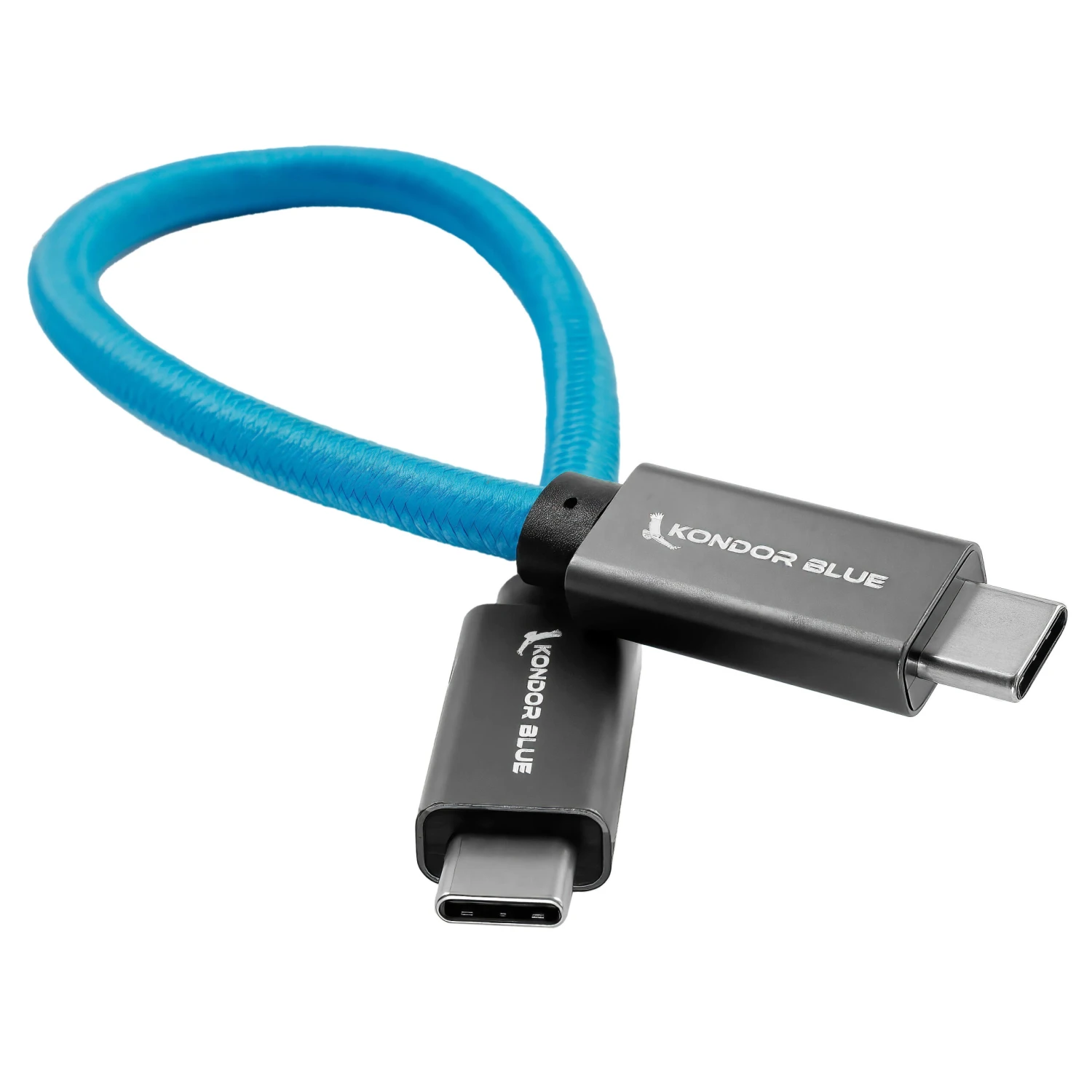 Kondor Blue USB C To USB C High Speed Cable For SSD Recording – Right Angle (8.5)” 6 Kondor Blue USB C To USB C High Speed Cable For SSD Recording – Right Angle (8.5)” - Image 6