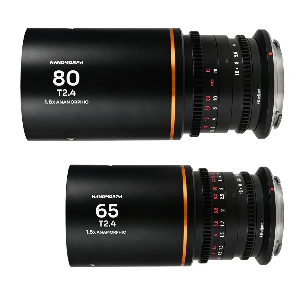 Laowa Nanomorph S35 Bundle (65mm, 80mm) (Amber) Sony E (Lao-6580-SE-A-CI) 2 Laowa Nanomorph S35 Bundle (65mm, 80mm) (Amber) Sony E (Lao-6580-SE-A-CI) - Image 2