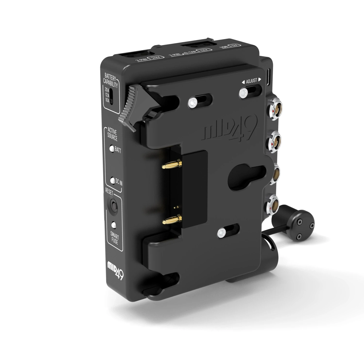 MID49 Power Distribution Box DB-10 (Canon C400, Gold Mount) 2 MID49 Power Distribution Box DB-10 (Canon C400, Gold Mount) - Image 2