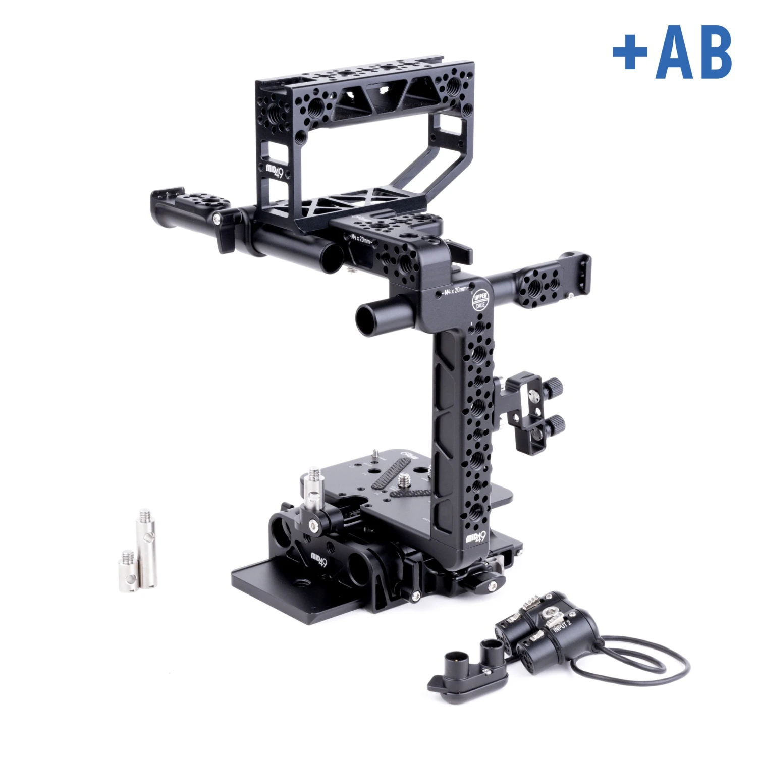 MID49 Base Kit For Blackmagic Cinema Camera 6K (Full Frame, Pocket Pro, Pocket G2)+ Audio Breakout AB-6 1 MID49 Base Kit For Blackmagic Cinema Camera 6K (Full Frame, Pocket Pro, Pocket G2)+ Audio Breakout AB-6