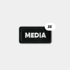 CRDBAG Single Patches “MEDIA” 3 PCS