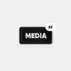 CRDBAG Single Patches “MEDIA” 5 PCS
