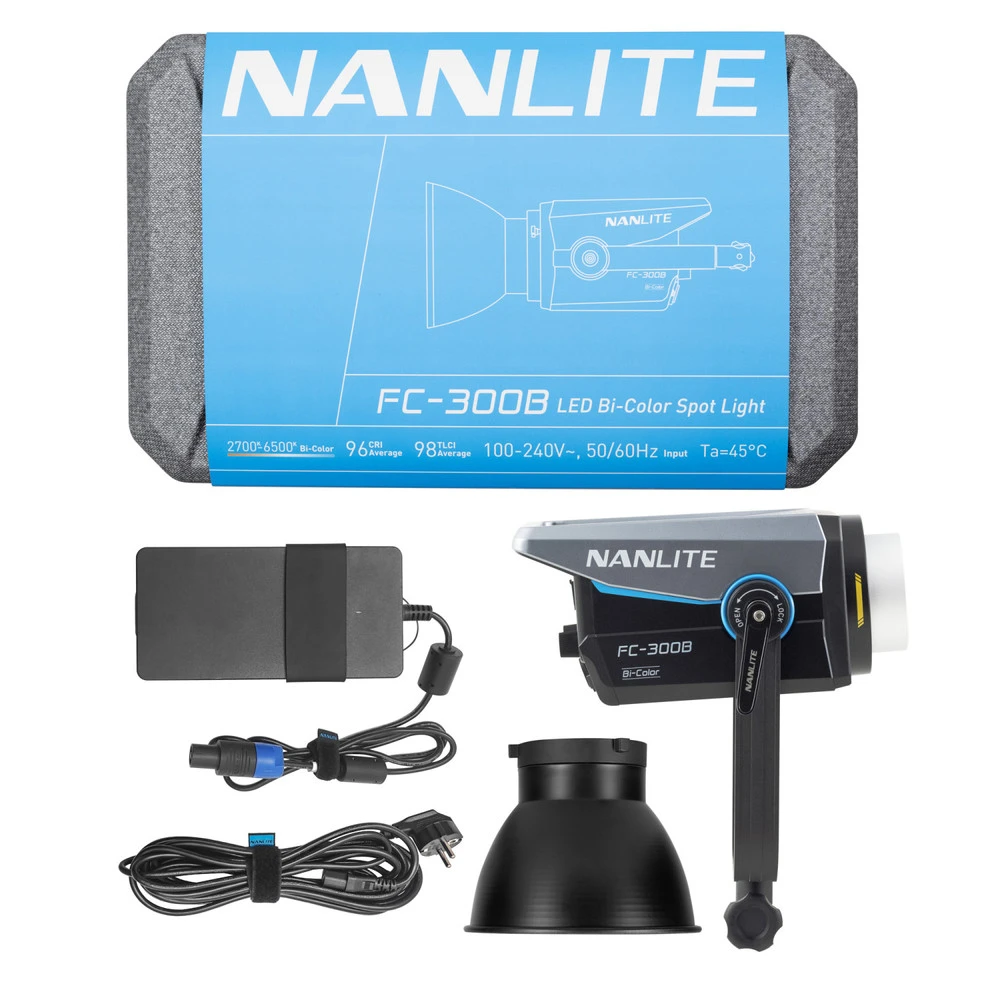 Nanlite FC-300B Bi-Colour LED Spotlight 4 Nanlite FC-300B Bi-Colour LED Spotlight - Image 4