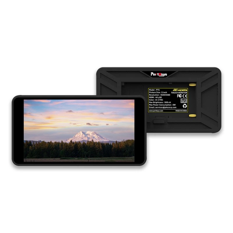 Portkeys PT5 5″ 4K Hdmi Touchscreen Monitor Anamorphic With 3d Lut And Waveform 1 Portkeys PT5 5″ 4K Hdmi Touchscreen Monitor Anamorphic With 3d Lut And Waveform