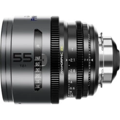 DZOFilm PAVO 2x Anamorphic 32/55 T2.1 & 100mm T2.4 3-Lens Set PL/EF Mount -Cinegear Shop Pavo Anamorphic 55mm PL 1 FT BlueCoating