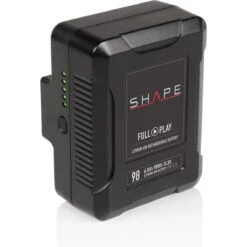Shape 1G98CH Full Play Gold Mount Battery Kit With Portable D-Tap Charger