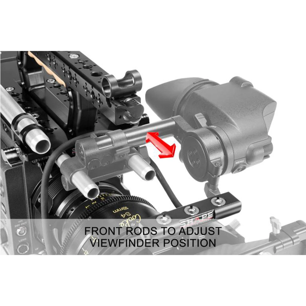 Shape VNTP Top Handgrip And Top Plate For Sony VENICE With 15 MM LW Front Rod Clamp 4 Shape VNTP Top Handgrip And Top Plate For Sony VENICE With 15 MM LW Front Rod Clamp - Image 4