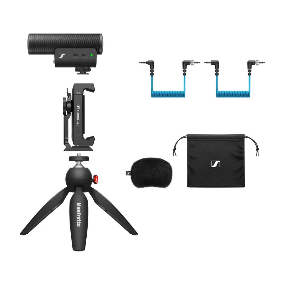 Sennheiser MKE 400 Mobile Kit Shotgun Microphone With Smartphone Recording Bundle 1 Sennheiser MKE 400 Mobile Kit Shotgun Microphone With Smartphone Recording Bundle
