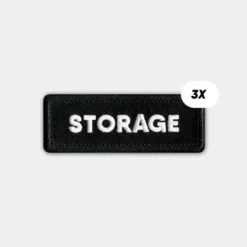 CRDBAG Single Patches “STORAGE” 3 PCS