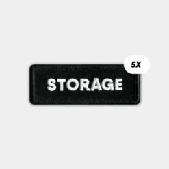 CRDBAG Single Patches “STORAGE” 5 PCS