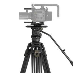 Tilta 75mm Cine Fluid Head With 2-Stage One Touch Carbon Fiber Tripod Legs (12KG) Space Gray -Cinegear Shop TT CT12 75 SG 4 3835x2160 1