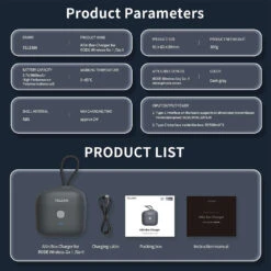 Telesin Charging Box For RODE Wireless Go & Go II 23 Telesin Charging Box For RODE Wireless Go & Go II -Cinegear Shop Telesin Charging Box 12