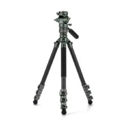 Tilta Travel Video Fluid Head With 3-Stage Carbon Fiber Tripod Legs (Forest Green)