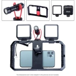 Ulanzi Smartphone Filmmaking Kit U-RIG Pro + 2X LED + Mic
