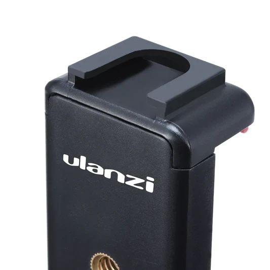 Ulanzi ST-07 Phone Holder Plastic W/ Cold Shoe Black 3 Ulanzi ST-07 Phone Holder Plastic W/ Cold Shoe Black - Image 3