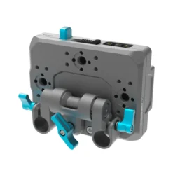 V-MOUNT PRO BATTERY PLATE WITH SWIVELING ROD BLOCK – SPACE GRAY -Cinegear Shop V MOUNT PRO BATTERY 5