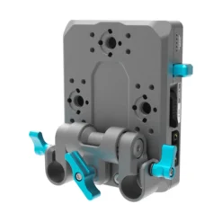 V-MOUNT PRO BATTERY PLATE WITH SWIVELING ROD BLOCK – SPACE GRAY -Cinegear Shop V MOUNT PRO BATTERY 6