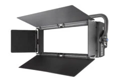 VELVET Mini 2 Studio Dustproof Panoramic Studio LED Panel With Built-in AC PSU (without Yoke) 17 VELVET Mini 2 Studio Dustproof Panoramic Studio LED Panel With Built-in AC PSU (without Yoke) -Cinegear Shop VELVET MINI 2 STUDIO FRONT SIDE RIGHT 2017 BARNDOORS low